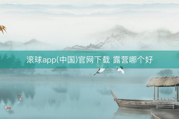 滚球app(中国)官网下载 露营哪个好