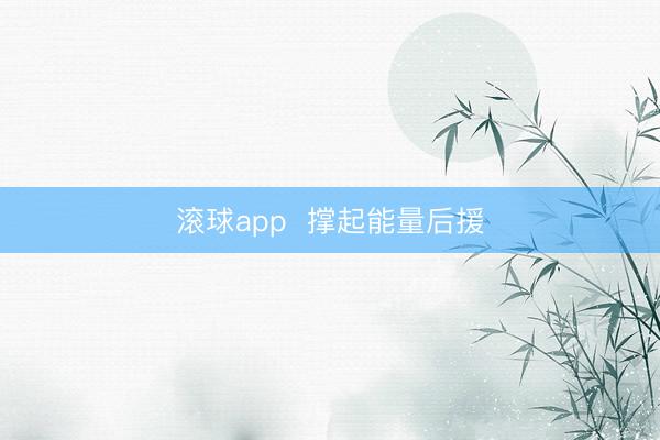 滚球app 撑起能量后援