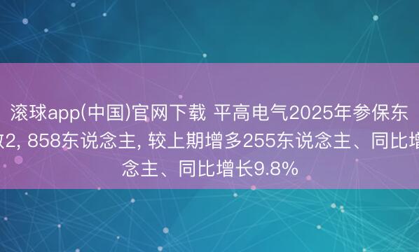 滚球app(中国)官网下载 平高电气2025年参保东说念主数2， 858东说念主， 较上期增多255东说念主、同比增长9.8%